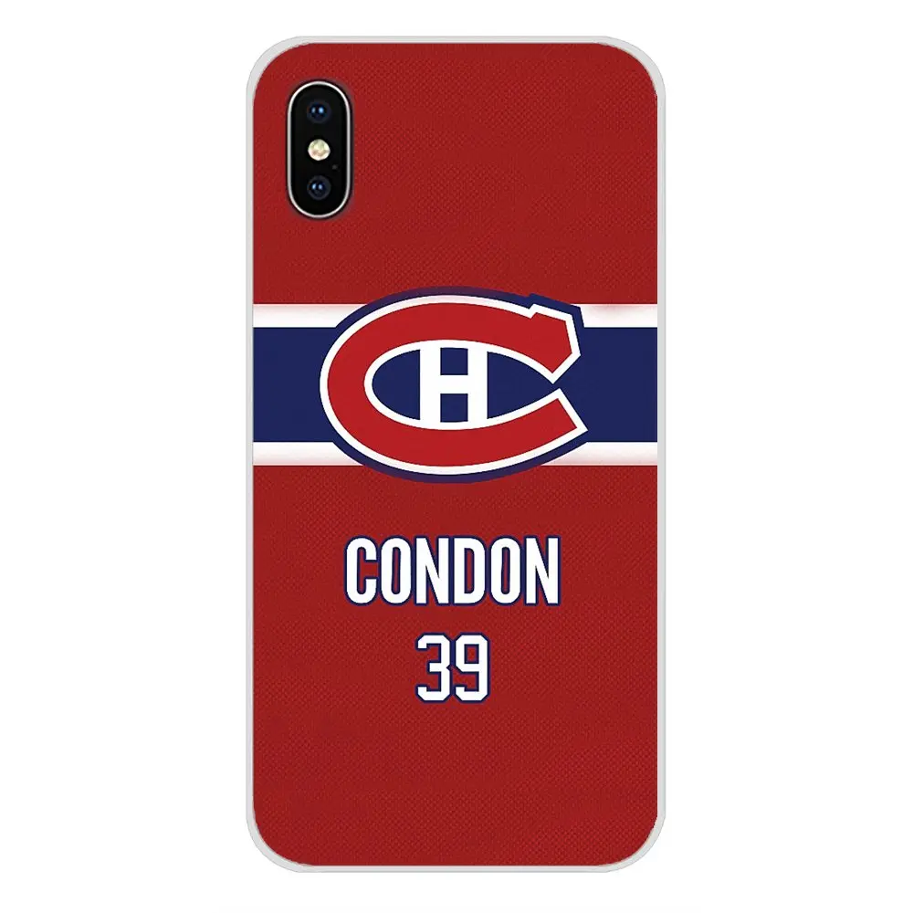 Мобильный телефон Обложка для Huawei G7 G8 P7 P8 P9 P10 P20 P30 Lite Mini Pro P Smart Plus хоккей на льду Montreal Canadiens