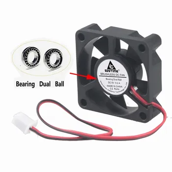 

1 Piece Gdstime 12000RPM 35mm x 10mm DC 5V Ball Bearing Brushless Cooler Micro Cooling Fan 35x35x10mm 3510 3.5cm