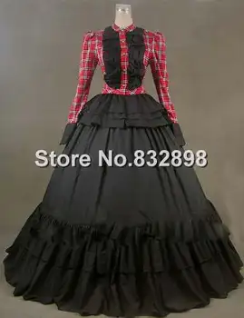 

Victorian Gothic Dress Ball Gown Theater Reenactment