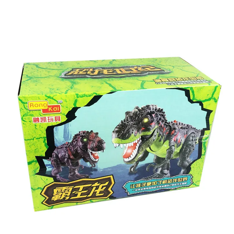 Модный подарок, Детская электрическая игрушка, большой размер, ходячий робот-динозавр, светильник со звуком тираннозавра, детские развивающие игрушки