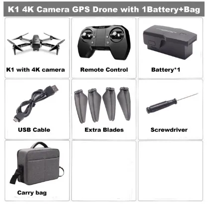 Original Box Gps-дрон с камерой 4K и бесщеточным двигателем - Цвет: Original Box