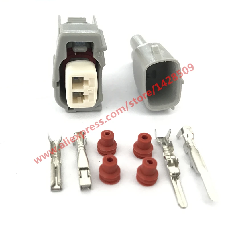 20 Set Female And Male 2 Pin Kit Toyota Auto Electrical Connector