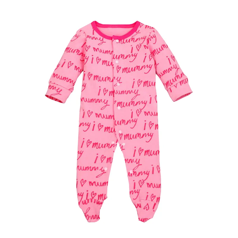 Mamas младенческой Костюмы с принтом букв папа macacao Bebe masculino стопы обтянутый Одежда для новорожденных Мягкие осенние Mamas младенческой Костюмы