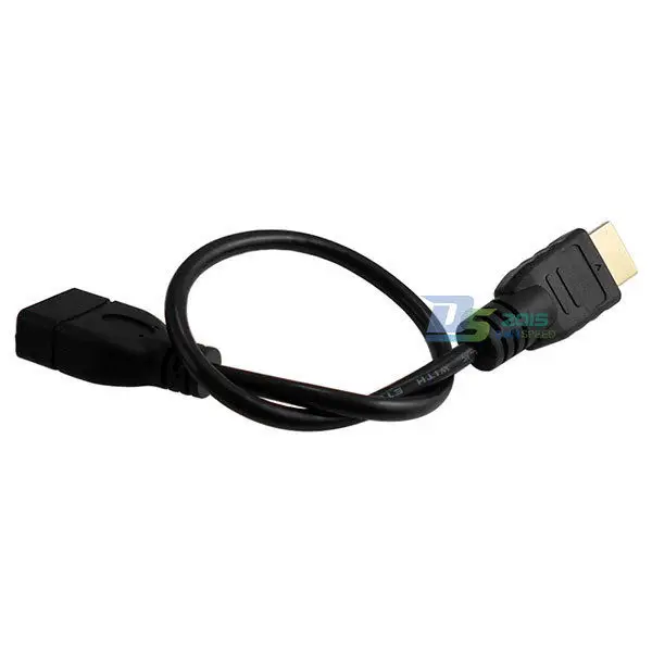 Danspeed 30 см 1080 P HDTV Mini HDMI Male to HDMI Mini C Женский адаптер кабель провод
