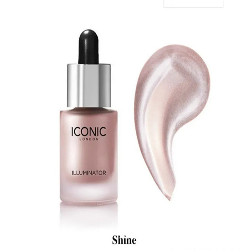 

New Three-color Dropper High Gloss Liquid Brightening Skin Liquid Flow Flashing Modified Face To Adjust Skin Tone