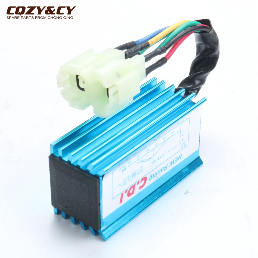 6 pin производительность гонки CDI для Gy6 atv 50 125 150 мопед Картинг скутер 139QMB 152QMI 157QMJ AC