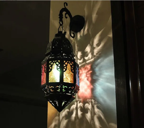 Free Shipping Antique Moroccan style Wall sconce lights , Wall Lamps Art deco Hand Made(