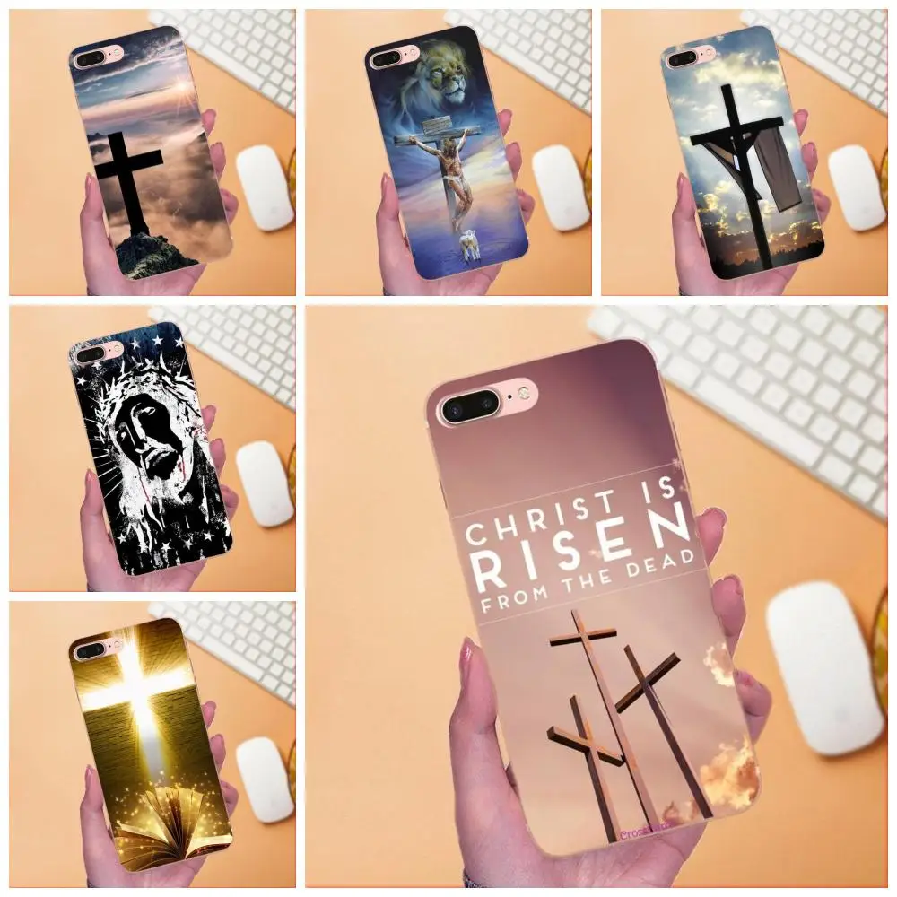 

For Xiaomi Redmi Note 2 3 3S 4 4A 4X 5 5A 6 6A Pro Plus Style Design Christian Jesus The Crosss