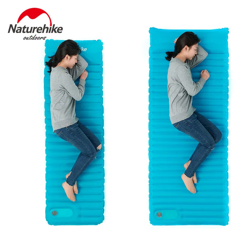 Naturehike воздушная кровать 7,5 см утолщаются кемпинг матрас с подушкой легкий открытый палатка спальный коврик надувной матрас для палатки коврик