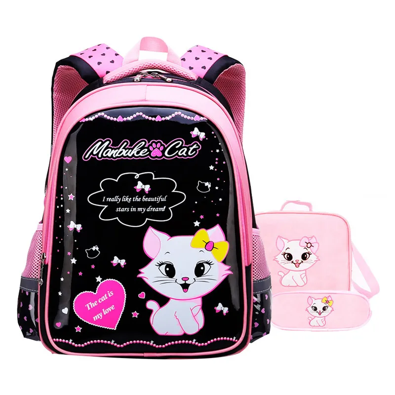 

Waterproof Children School Bags Girls Schoolbag Primary Cartoon School Backpack Kids Orthopedic School Backpack Set Kids Bookbag