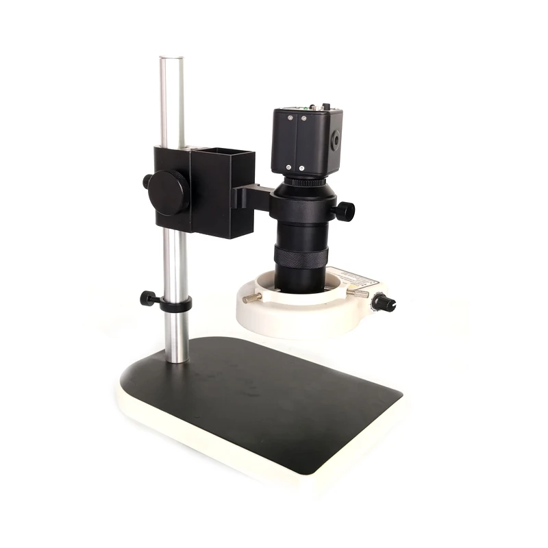 

1080P Full HDMI Digital video microscope camera 8X-130X C-Mount lens zoom 56 Led ring light lamp BGA motherboard phone repair