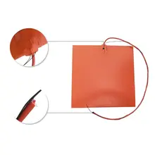 Силиконовый 3d принтер с подогревом кровать 340*340*1,5 мм 24 В 350 Вт клей 1 лицо 100 к термистор 1000 мм свинцовый провод