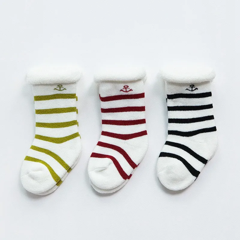 COOTELILI Thicken Cotton Winter Kids Socks Baby Girl Clothes Boys Socks Stuff For Newborns Warm Long Socks For Infant 0-3Y  (3)