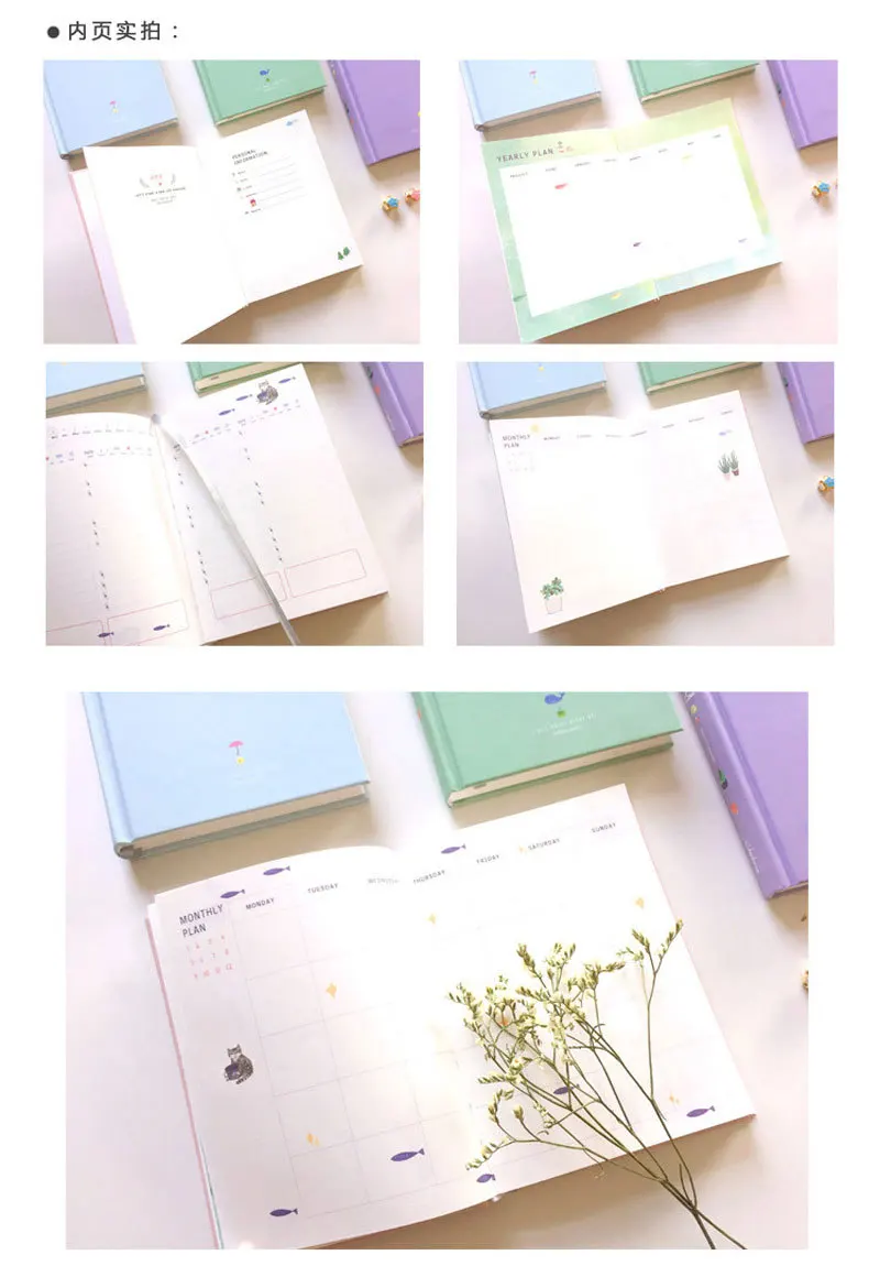 Cute-Candy-Color-365-Days-Weekly-Planner-Weather-Change-Notebook-Organizer-Agenda-Daily-Planner-Stationery-School-Supplies001