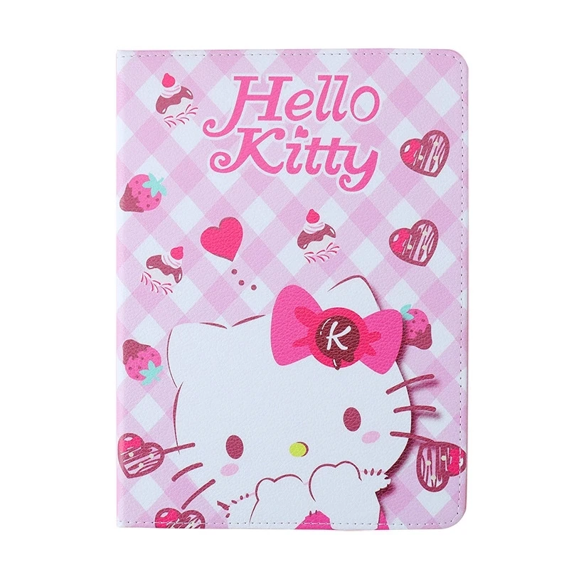 Роскошный ультра тонкий чехол-подставка hello kitty для ipad 2 3 4 air1 2, чехол с функцией автоматического сна и пробуждения, чехол для mini12345 для нового ipad 9,7