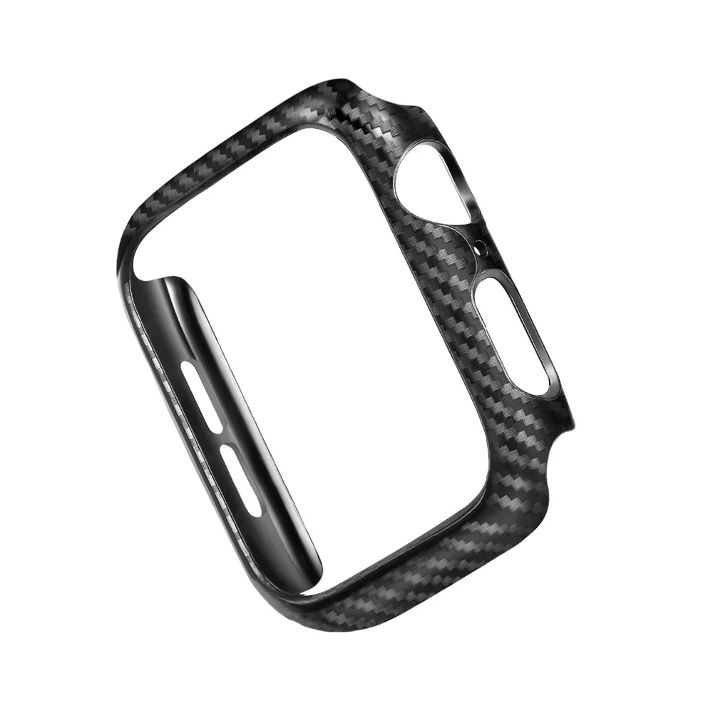 Карбоновый защитный чехол для Apple Watch band correa iwatch 42 мм 38 мм 44 мм 40 мм 5 3 Чехлы бампер Apple watch 4 аксессуары