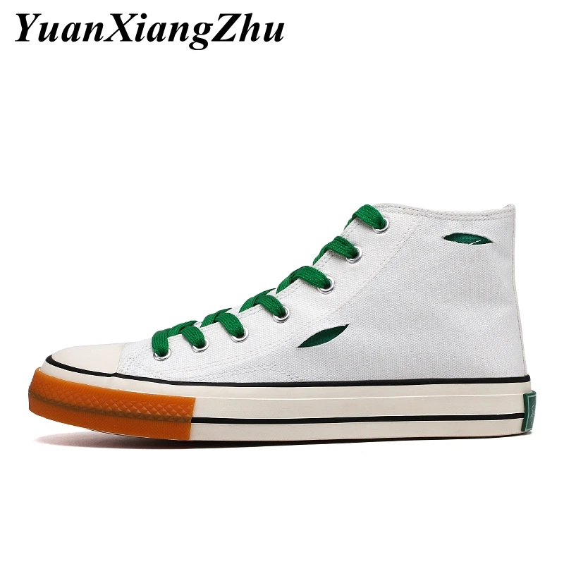 

2019 Fashion High-top Men Shoes Casual Summer Breathable Comfortable Sneakers Men Canvas Shoes High Quality Zapatillas Hombre