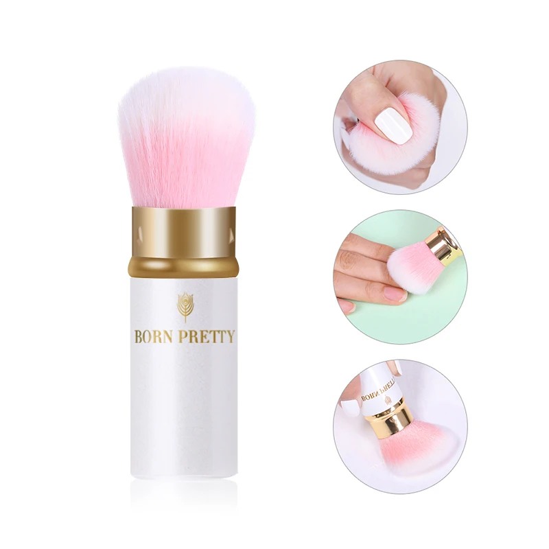 От BORN PRETTY щетка для очистки пыли градиент УФ Acryli гель средство снятия пудры щетки