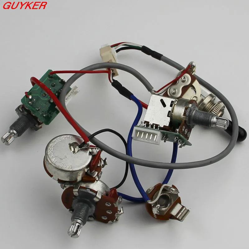 

1 Set LP SG Guitar Wiring Harness Push Pull Switch Potentiometers No welding
