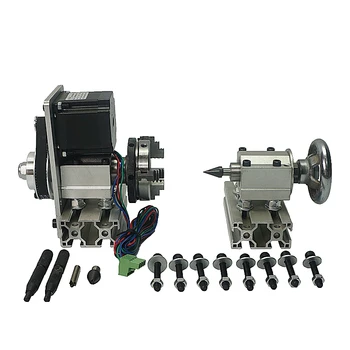 

65mm cnc rotary 4th axis dividing head for CNC router 3040 6040 6090