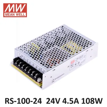 

laboratory power supply 24V 4.5A 108W Meanwell RS-100-24 Switching Power Supply Driver for LED Strip AC 85-264V Input to DC 24V