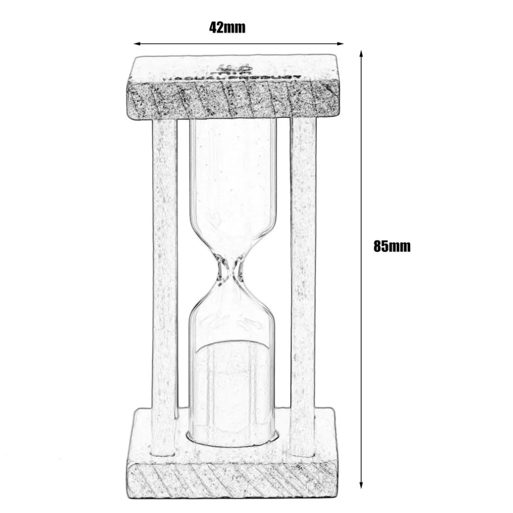 OUTAD 1 минуты/5 минут песочный деревянный таймер песочные часы таймеры настольные часы зубная щетка подарок обратный отсчет Ampulheta
