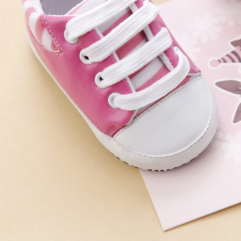 0-18 M Baby ботиночки для новорожденной Мальчик Мягкая подошва кроватки первые ходунки малыш холст тапки Prewalker