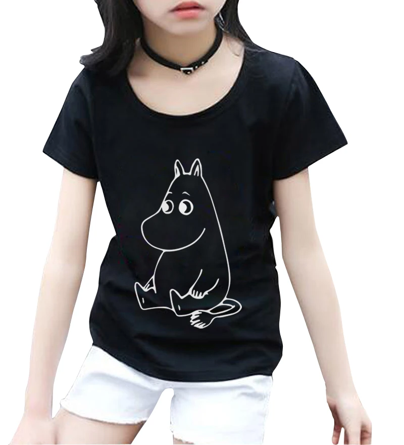 

Cartoon Print kids T shirt Funny Casual Shirt For Gril Top Tee Hipster 2018 new fashion streetwear cute t shirts homme pp