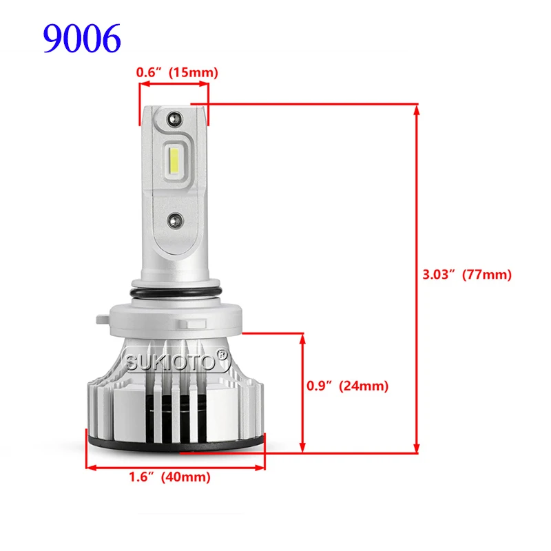 SUKIOTO H7 H4 LED Headlight Bulb Auto Car Headlight H7 H11 H1 HB3 HB4 H4 HiLow Beam 12V 72W 3000K 6500K White LED Fog Lamp Bulb (17)