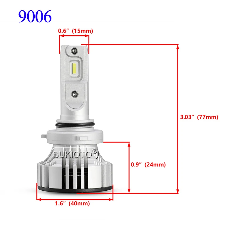 SUKIOTO H7 H4 светодио дный лампы фар авто фар H7 H11 H1 HB3 HB4 H4 Здравствуйте/ближнего света 12 В 72 Вт 3000 К 6500 К W Здравствуйте te светодио дный противотуманные лампы