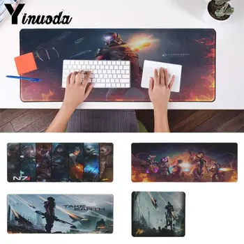 

Yinuoda Simple Design mass effect gamer Large Mouse pad PC Computer mat Birthday present pad mouse PC desk pad mouse for cs go