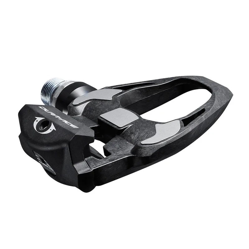 Shimano Black Carbon Fiber Bike PEDALS PD R9100 9100 Pedal With SM SH12 Cleats In Stockin