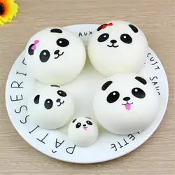 Симпатичные Моделирование Хлеб из панды для сжимания медленно распрямляющаяся крем Ароматические декомпрессии игрушки украшения хлюпает