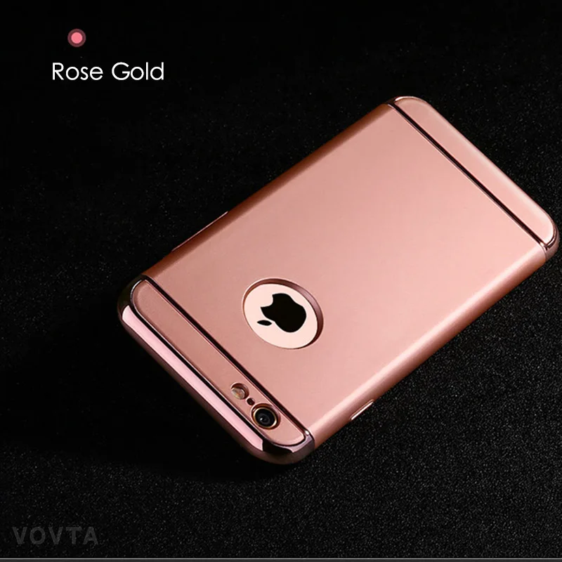 Luxury Plating Scrub Protective case For iPhone 6s 6 Cover Bumper On The for iPhone 5 5S SE Case 6s 6 plus Anti-knock Shell12