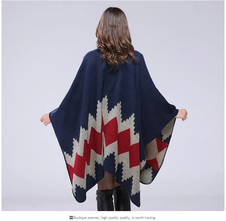 Искусственный кашемировый пончо 20 видов стилей Для женщин девочек пашмины шарф 130*150 см кейпы с принтом зимняя теплая шаль Плетеный шарф