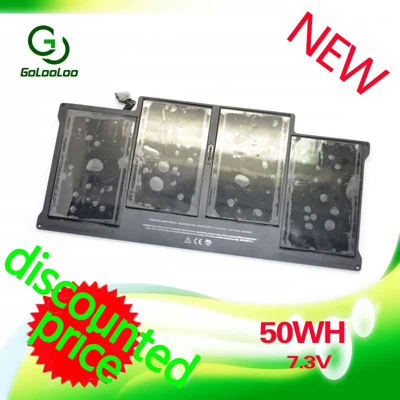 Golooloo 7.3V 50WH Laptop Battery For Apple Macbook Air 13 Golooloo 7.3V 50WH Laptop Battery For Apple Macbook Air 13
