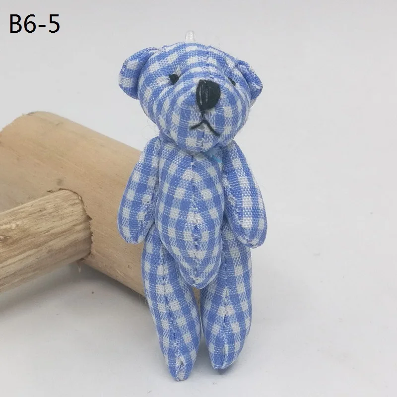 6cm cloth grid lv bear B6-5