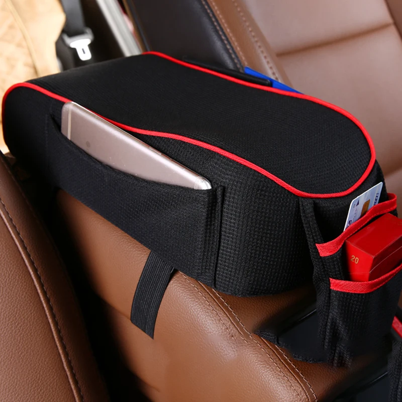 Car Armrest Box Mat Cushion Universal Armrest Protective Box Memory Cotton Central Control Armrest Console Box Pad Cover Cushion