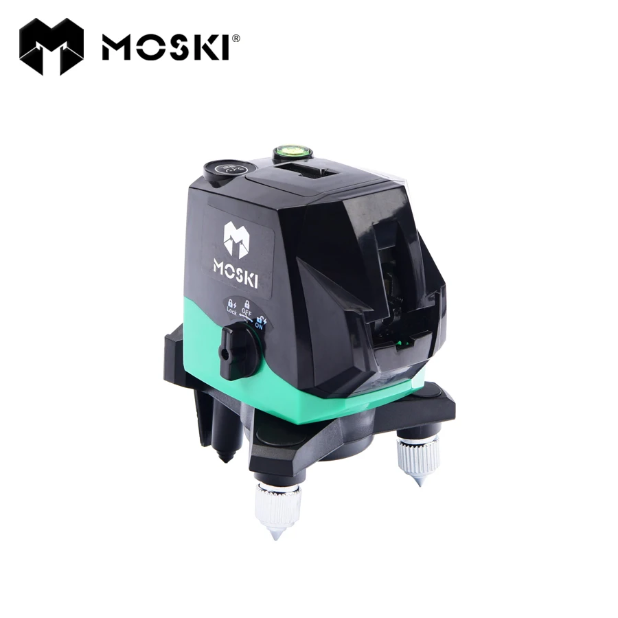 MOSKI ,2017 New model laser level, 3 green lines ray laser level, 3 points,green ray level,3 lines laser level