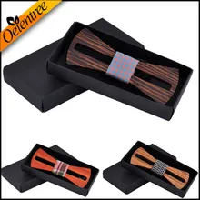 Заводской магазин Модный Ретро деревянный галстук-бабочка, ручная работа деревянная Бабочка Свадебный банкет деревянный галстук-бабочка