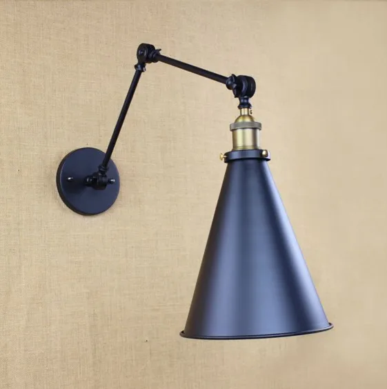 

IWHD Adjustable Arm Wall Light Fixtures Luminaire Style Loft Industrial LED Wall Lamp Vintage Lamparas De Pared Arandela