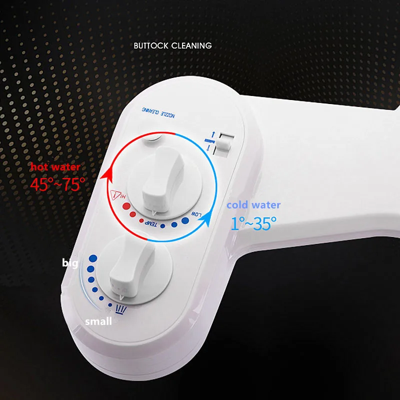 Горячее и холодное простое не электрическое пластиковое сиденье для унитаза душевой патрубок для биде спрей для чистки женских ягодиц мытье задницы анальный, J18137