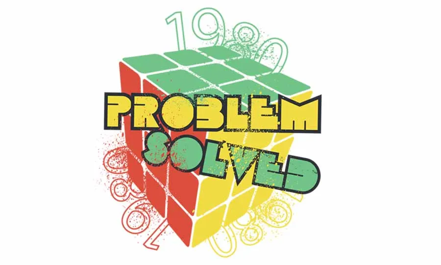 1-Rubik'S Cube Sticker Patches Washable New Design Diy Accessory Clothes Decoration Print On T-Shirt Parches Ropa
