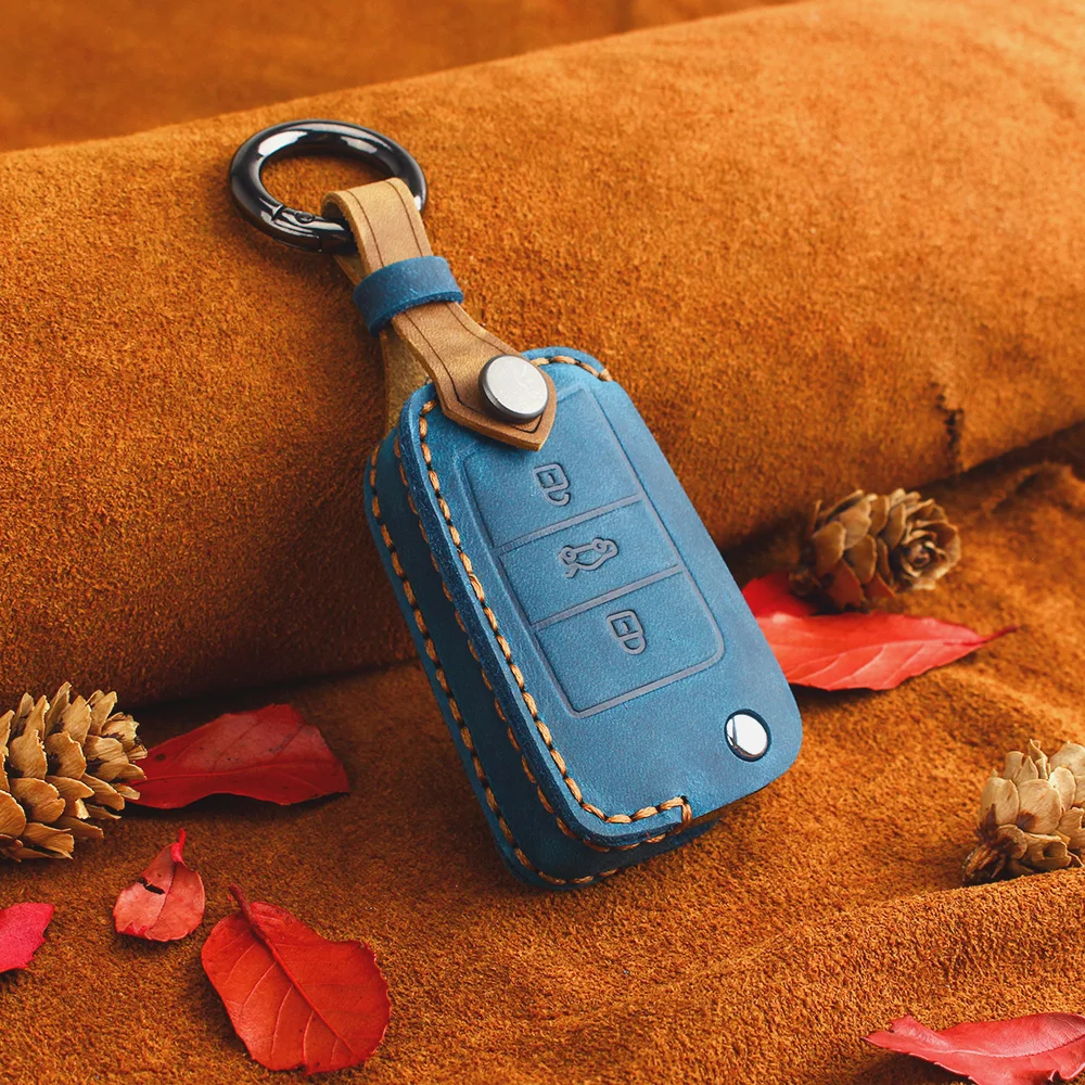 Cover chiave telecomando per Volkswagen VW Tiguan MK2 Magotan Passat B8 CC 2017 2018 Per skoda Superb A7 7 Cover chiave telecomando per Volkswagen VW Tiguan MK2 Magotan Passat B8 CC 2017 2018 Per skoda Superb A7 -