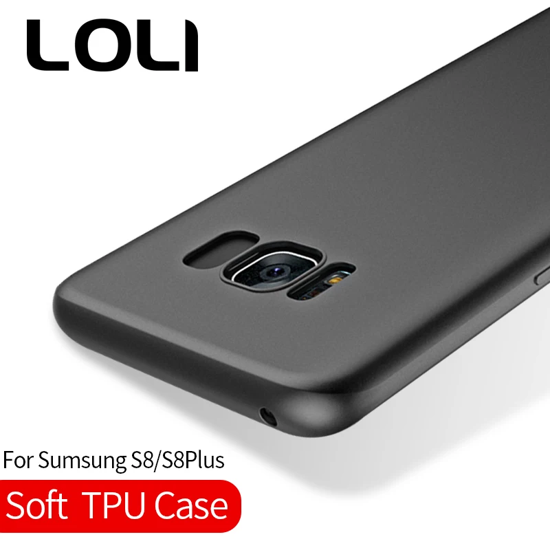 For Samsung Galaxy S8 Plus Case Ultra-thin TPU Back Cover for GalaxyS8 Cases LOLI Phone |