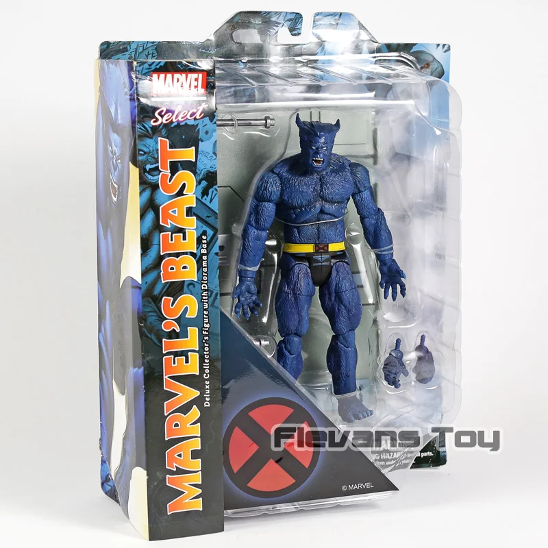 Marvel Legends Алмаз выберите X-MEN зверь ПВХ фигурка Коллекционная модель игрушки