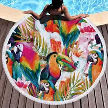 Завод печатных лето большой из микрофибры, пляжные полотенца с кисточкой в богемном стиле банные полотенца шаль мат толщиной 150x150 см