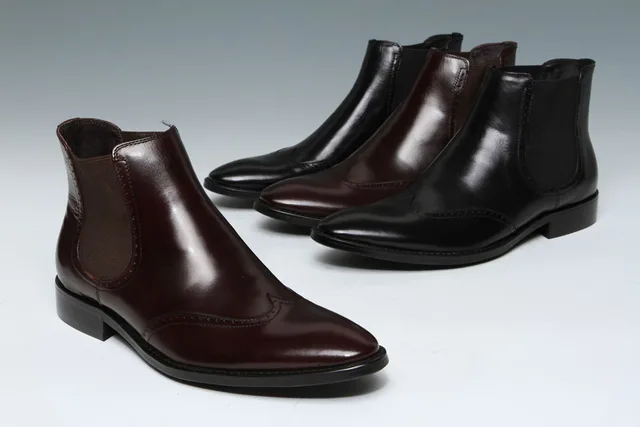 mens slip on dress boots