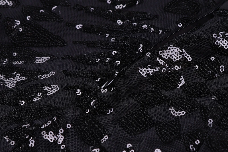 Beateen новые черные сексуальные Клубные Обтягивающие Комбинезоны с глубоким v-образным вырезом, расшитые блестками, длинные рукава, длинные сетчатые штаны, костюмы