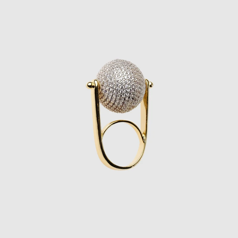 Бутик amorita cystal вращающийся шар кольцо